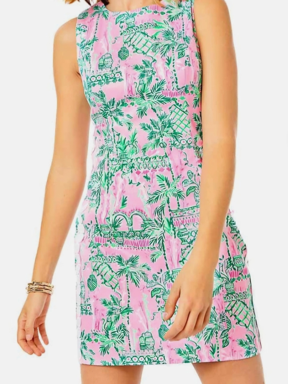 NWT Lilly Pulitzer Mila Stretch Shift Mandevilla Baby Always Worth It Size 6